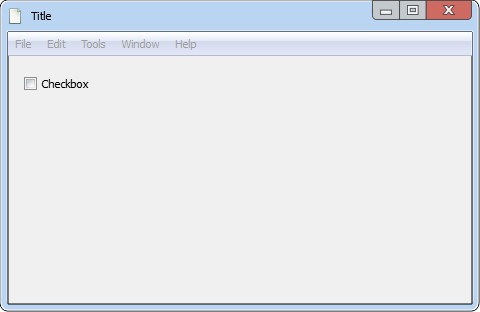 MockupUI - Checkbox widget
