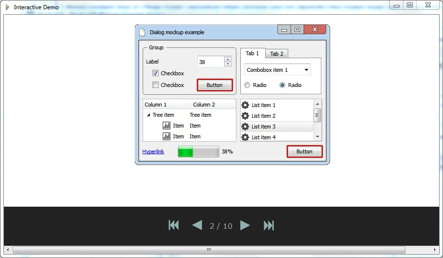 MockupUI - Interactive presentation viewer
