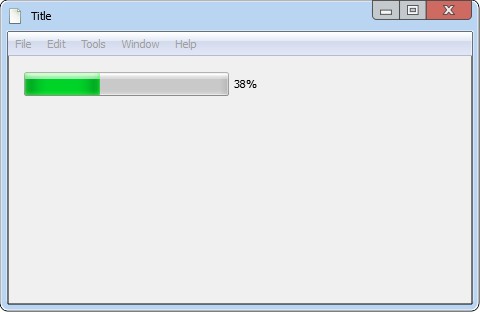 MockupUI - Progress bar widget