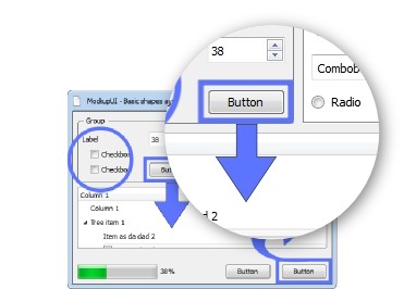 MockupUI - Shape widget