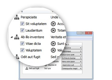 MockupUI - Tree widget